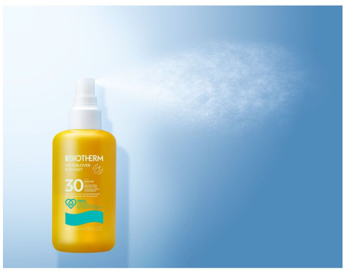 Biotherm regenera la piel. Life Plankton | Fermogenesis™ | Retinol WATERLOVER SUN MIST SPF30, BRUMA SOLAR Bruma solar eco-diseñada, altamente biodegradable.