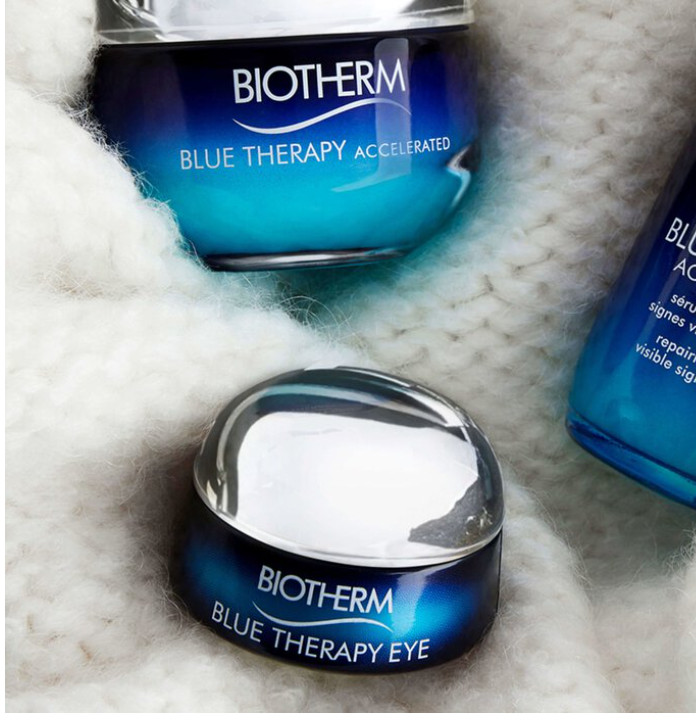 Biotherm regenera la piel. Life Plankton | Fermogenesis™ | Retinol BLUE THERAPY OJOS Reparación visible de los signos de la edad en el contorno de los ojos