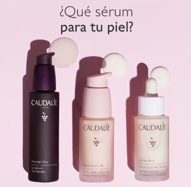 CAUDALIE los beneficios de la vid para el tratamiento y cuidado de la piel. Premier Cru El Sérum antiedad global