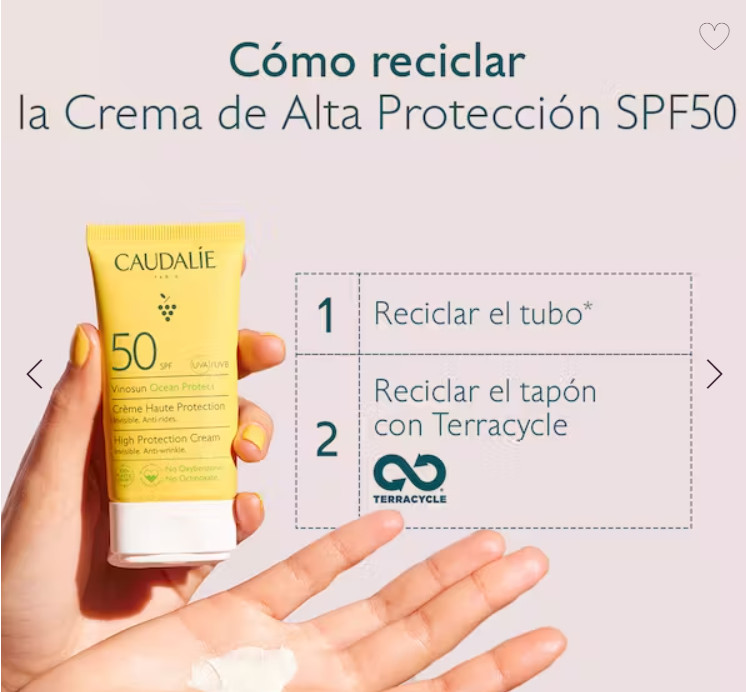 CAUDALIE los beneficios de la vid para el tratamiento y cuidado de la piel. Crema de Alta Protección SPF50