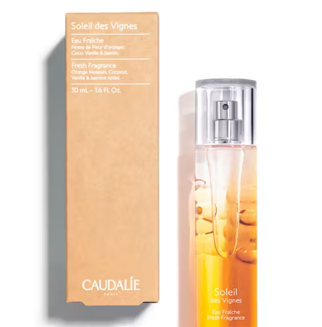 CAUDALIE los beneficios de la vid para el tratamiento y cuidado de la piel. Agua Fresca Soleil des Vignes