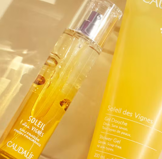 CAUDALIE los beneficios de la vid para el tratamiento y cuidado de la piel. Agua Fresca Soleil des Vignes