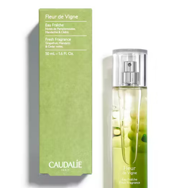 CAUDALIE los beneficios de la vid para el tratamiento y cuidado de la piel. Agua Fresca Fleur de Vigne