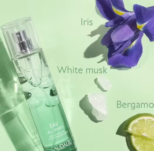 CAUDALIE los beneficios de la vid para el tratamiento y cuidado de la piel. Agua Fresca Eau des Vignes