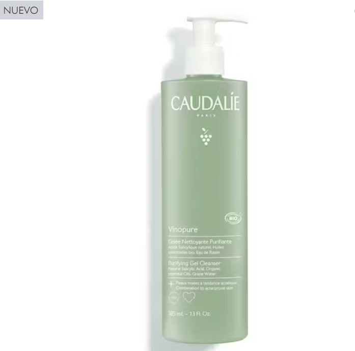 CAUDALIE los beneficios de la vid para el tratamiento y cuidado de la piel. Vinopure Gelatina Limpiadora Purificante - 385ml