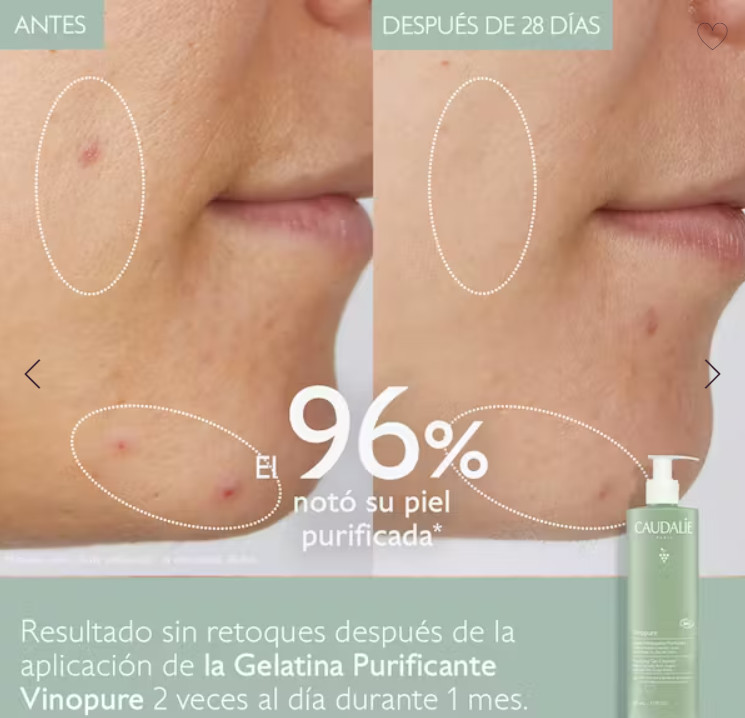 CAUDALIE los beneficios de la vid para el tratamiento y cuidado de la piel. Vinopure Gelatina Limpiadora Purificante - 385ml