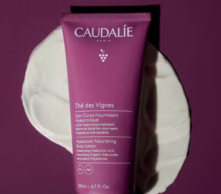 CAUDALIE los beneficios de la vid para el tratamiento y cuidado de la piel. Thé des Vignes Tratamiento Corporal Nutritivo Hialurónico