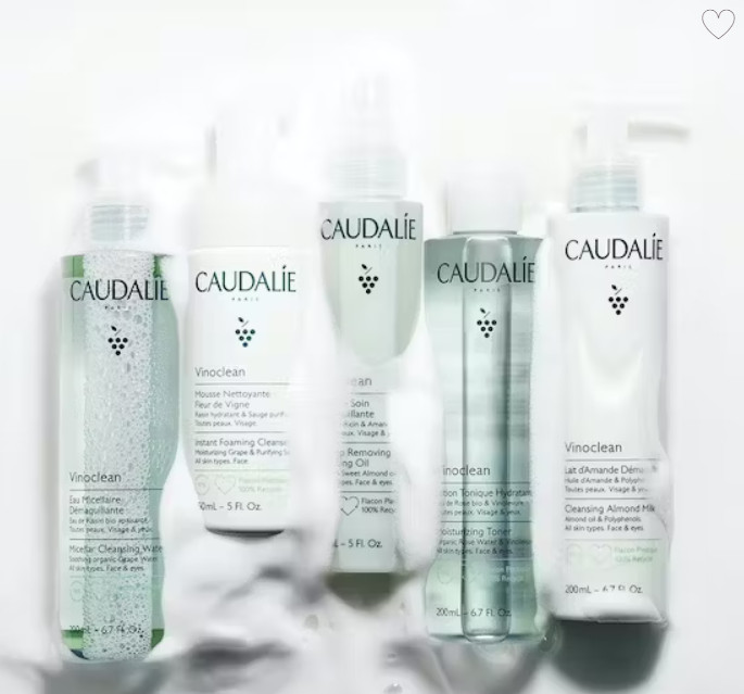 CAUDALIE los beneficios de la vid para el tratamiento y cuidado de la piel. Vinoclean Loción Tónica Hidratante