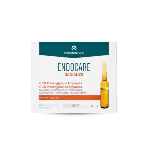 ENDOCARE tratamiento del envejecimiento cutáneo ENDOCARE RADIANCE C 20 Proteoglicanos Ampollas