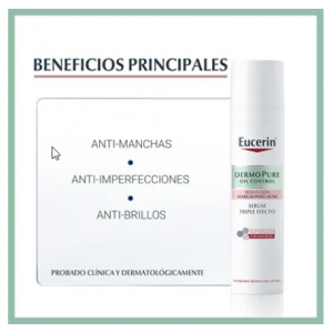 Eucerin productos dermocosméticos que cuidan la piel DERMOPURE OIL CONTROL Serum Triple Efecto