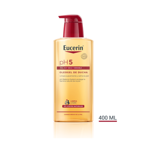 Eucerin productos dermocosméticos que cuidan la piel pH5 Oleogel de ducha