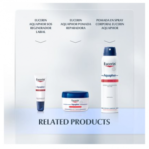 Eucerin productos dermocosméticos que cuidan la piel Aquaphor Pomada Reparadora