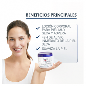Eucerin productos dermocosméticos que cuidan la piel UreaRepair PLUS Bálsamo Nutritivo 5% Urea