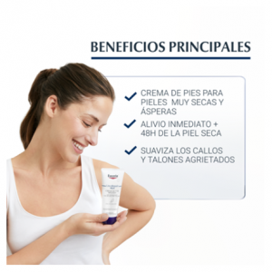 Eucerin productos dermocosméticos que cuidan la piel UreaRepair PLUS Crema de Pies 10% Urea