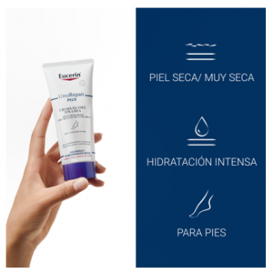 Eucerin productos dermocosméticos que cuidan la piel UreaRepair PLUS Crema de Pies 10% Urea