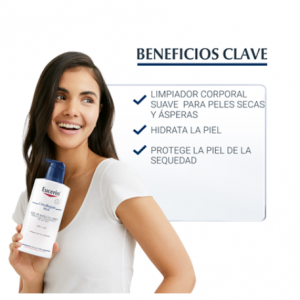 Eucerin productos dermocosméticos que cuidan la piel UreaRepair PLUS Gel de Baño 5% Urea