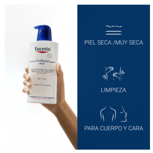 Eucerin productos dermocosméticos que cuidan la piel UreaRepair PLUS Gel de Baño 5% Urea