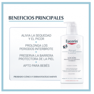 Eucerin productos dermocosméticos que cuidan la piel AtopiControl Loción