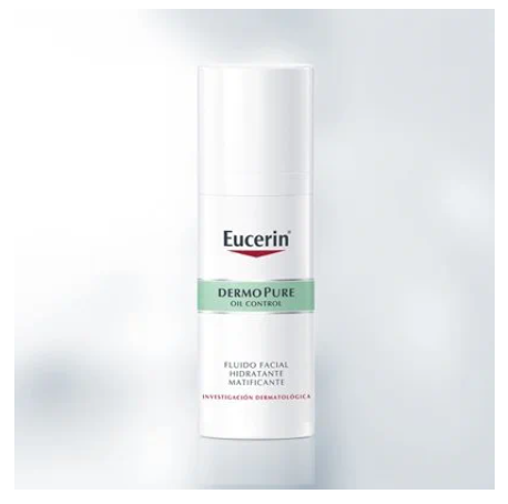 Eucerin productos dermocosméticos que cuidan la piel DERMOPURE OIL CONTROL Fluido Facial Hidratante Matificante