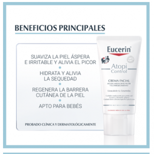 Eucerin productos dermocosméticos que cuidan la piel AtopiControl Crema Facial