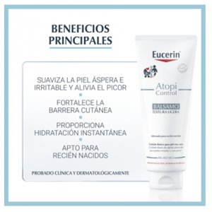 Eucerin productos dermocosméticos que cuidan la piel AtopiControl Bálsamo