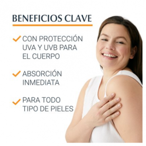 Eucerin productos dermocosméticos que cuidan la piel Sun Body Sensitive Protect Extra Light Lotion FPS 50+