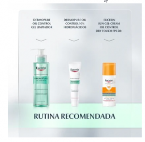 Eucerin productos dermocosméticos que cuidan la piel DERMOPURE OIL CONTROL Fluido Facial Hidratante Matificante