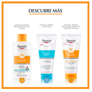 Eucerin productos dermocosméticos que cuidan la piel Eucerin Sun Photoaging Control FPS 50+ con color tono medio