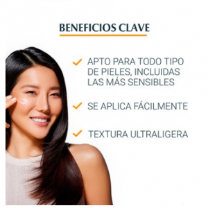 Eucerin productos dermocosméticos que cuidan la piel Sun Face Hydro Protect Ultra-Light Fluid FPS 50+