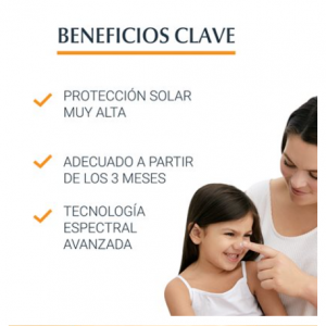 Eucerin productos dermocosméticos que cuidan la piel Sun Kids Sensitive Protect Fluido FPS 50+ Pocket Size