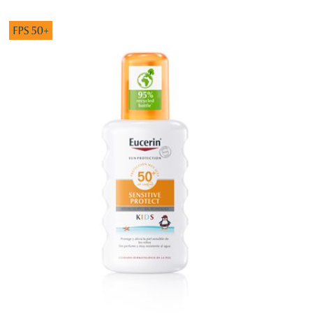 Eucerin productos dermocosméticos que cuidan la piel Sun Kids Sensitive Protect Spray FPS 50+