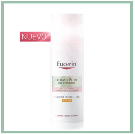 Eucerin productos dermocosméticos que cuidan la piel DERMOPURE OIL CONTROL Fluido Protector FPS30