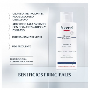 Eucerin productos dermocosméticos que cuidan la piel DermoCapillaire CHAMPÚ UREA