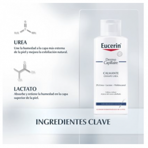 Eucerin productos dermocosméticos que cuidan la piel DermoCapillaire CHAMPÚ UREA