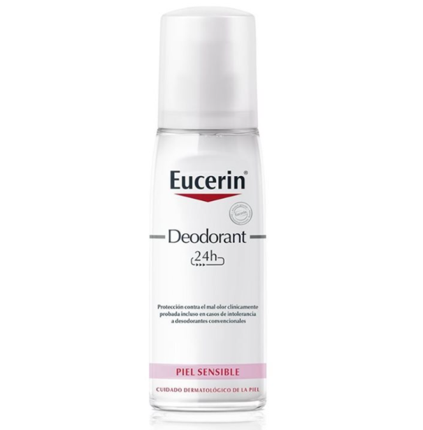 Eucerin productos dermocosméticos que cuidan la piel Desodorante Piel Sensible Spray 24h
