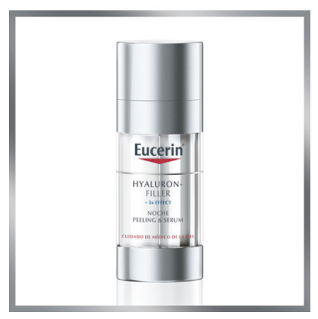 Eucerin productos dermocosméticos que cuidan la piel Hyaluron-Filler Noche Peeling & Serum