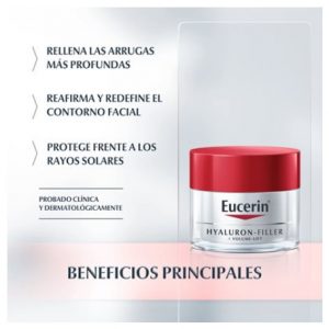 Eucerin productos dermocosméticos que cuidan la piel Hyaluron-Filler+Volume-Lift Día FPS 15 para piel seca