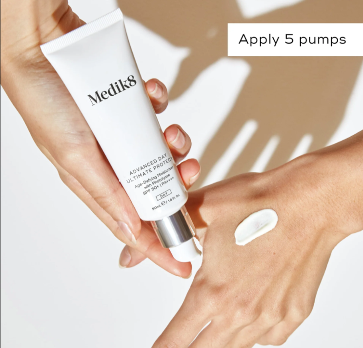Medik8 Piel Bella de por Vida ADVANCED DAY ULTIMATE PROTECT™ Crema hidratante antiedad con Photolyase SPF 50+