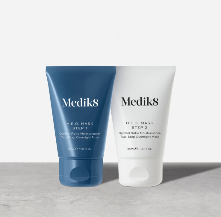 Medik8 Piel Bella de por Vida H.E.O. ® MASK Proporción óptima de hidratación Mascarilla nocturna en dos pasos