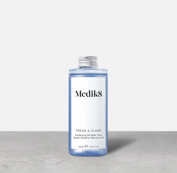 Medik8 Piel Bella de por Vida PRESS & CLEAR™ REFILL Tónico exfoliante 2% BHA Ácido salicílico de liberación suave