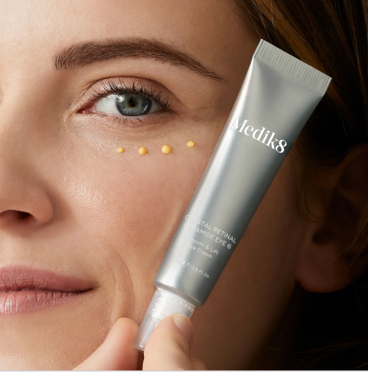 Medik8 Piel Bella de por Vida CRYSTAL RETINAL CERAMIDE EYE 10 Crema de ojos suave y reafirmante Vitamina A de liberación suave