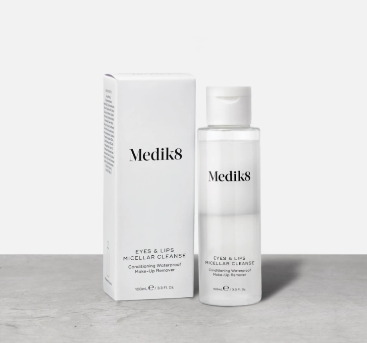 Medik8 Piel Bella de por Vida EYES & LIPS MICELLAR CLEANSE™ Desmaquillante Acondicionador a Prueba de Agua