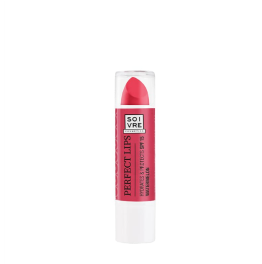 SOIVRE COSMETICS PERFECT LIPS WATERMELON 3,5G Lips Hidratación, color y aroma. SPF 15.