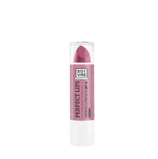 SOIVRE COSMETICS PERFECT LIPS CHERRY 3,5G Lips Hidratación, color y aroma. SPF 15.