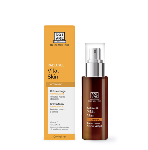 SOIVRE COSMETICS CREMA FACIAL RADIANCE VITAL SKIN 30ML Radiance Vitamina C. Tratamiento iluminador y revitalizante.