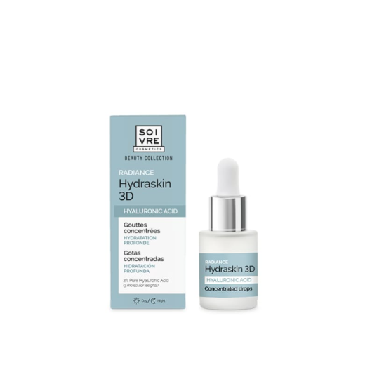 SOIVRE COSMETICS GOTAS CONCENTRADAS RADIANCE HYDRASKIN 3D 15ML Radiance Ácido Hialurónico. Piel hidratada y jugosa.
