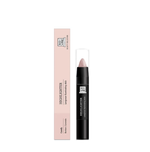 SOIVRE COSMETICS ILUMINADOR CANDY 4G Maquillaje Longwear illuminating stick.