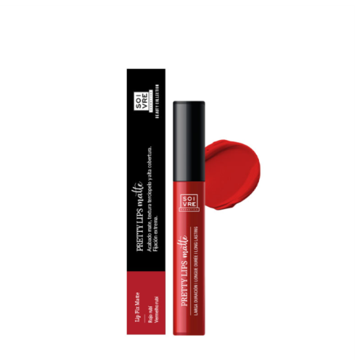 SOIVRE COSMETICS PRETTY LIPS MATTE RUBY RED 5ML Lips Fijación extrema. Acabado terciopelo.
