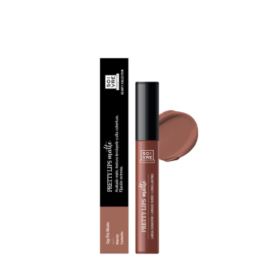 SOIVRE COSMETICS PRETTY LIPS MATTE BROWN 5ML Lips Fijación extrema. Acabado terciopelo.