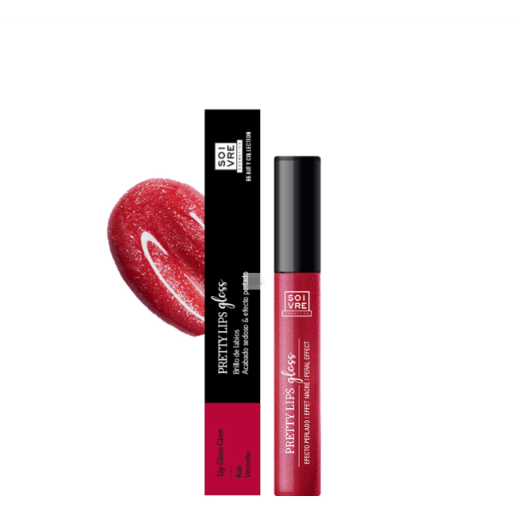 SOIVRE COSMETICS PRETTY LIPS GLOSS RED 5ML Lips Color suave. Acabado perlado.